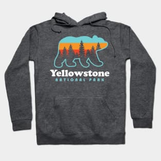 Yellowstone National Park Bear Retro Hoodie